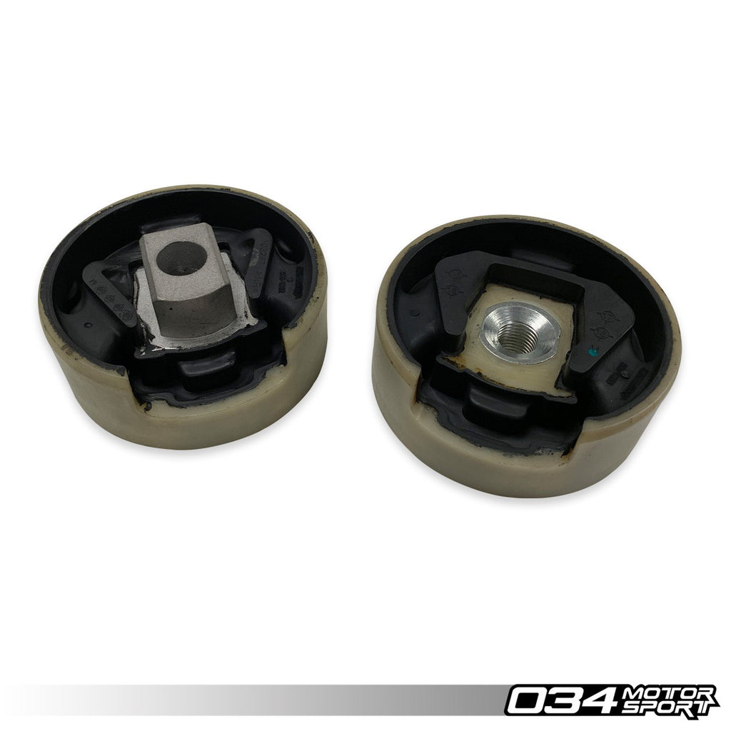 034Motorsport Billet Spherical Dogbone Mount Performance Pack with Dogbone Pucks, Audi 8V.5/8Y RS3 and 8S TTRS