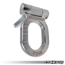 Load image into Gallery viewer, 034MOTORSPORT STAINLESS STEEL TOW HOOK - 105MM FOR AUDI MQB/B8/B8.5/B9 AND VOLKSWAGEN MQB