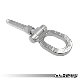 034MOTORSPORT STAINLESS STEEL TOW HOOK - 145MM FOR AUDI B8/B8.5