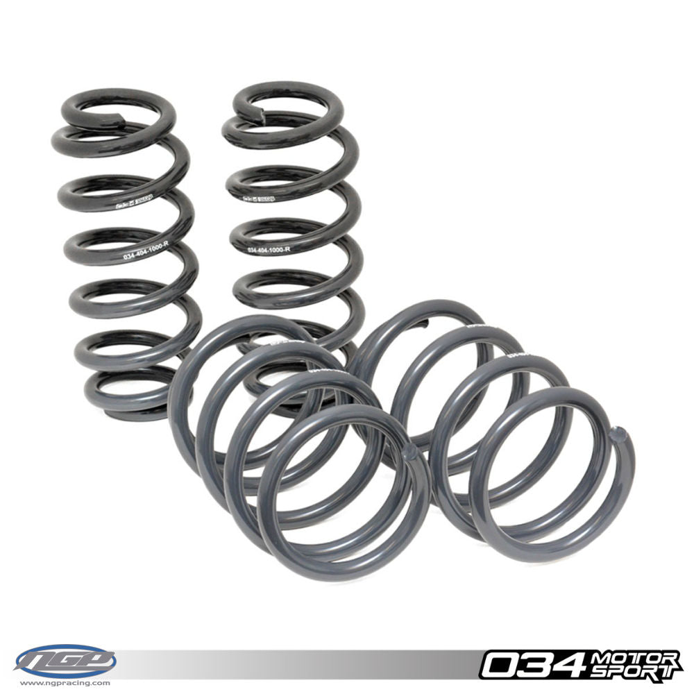 034 Motorsport Dynamic+ Performance Lowering Springs for Audi 8V A3/S3 with Magnetic Ride