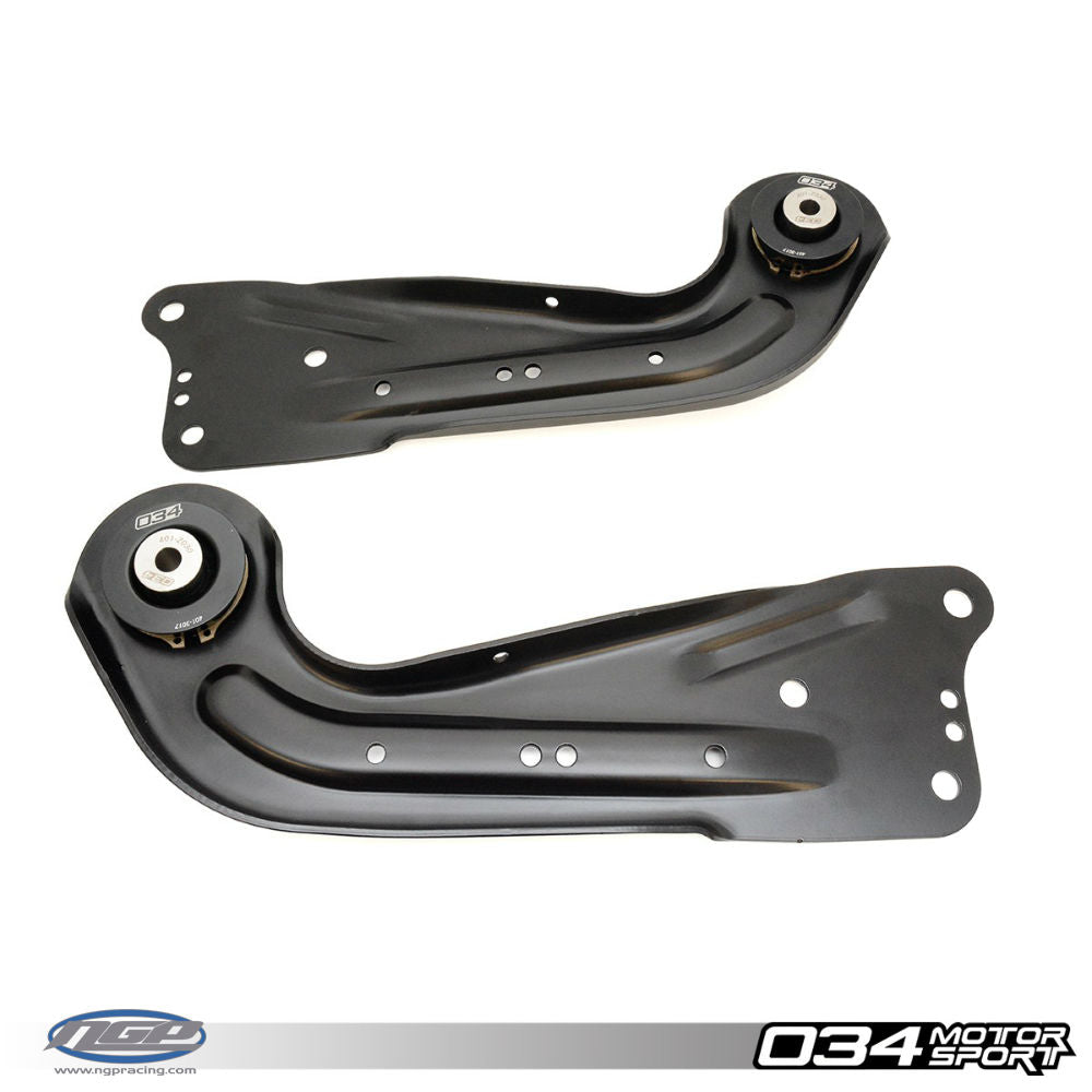 034 Motorsport Spherical MQB Rear Trailing Arm Kit, Mk8, Mk7 Volkswagen Golf / GTI / R and 8V/8S Audi A3/S3/RS3 & TT/TTS/TTRS