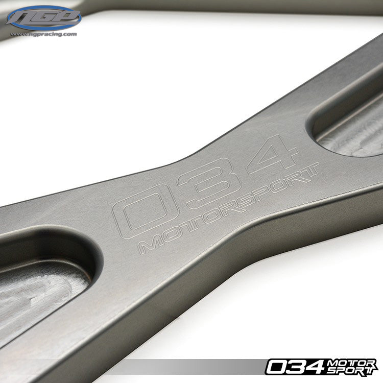 034 Motorsport X-Brace Billet Aluminum Chassis Reinforcement B8 A4/S4/RS4, A5/S5/RS5, Q5/SQ5