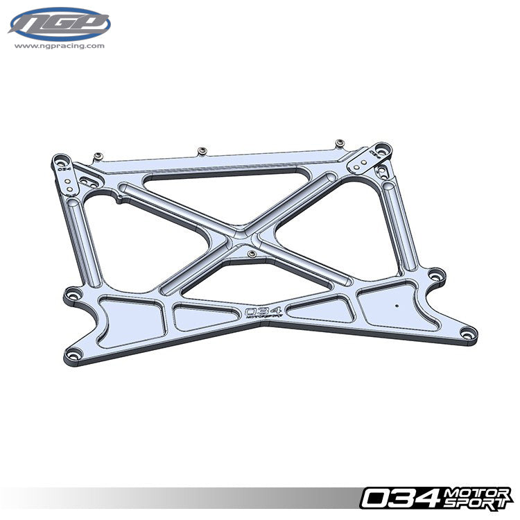 034 Motorsport X-Brace Billet Aluminum Chassis Reinforcement B8 A4/S4/RS4, A5/S5/RS5, Q5/SQ5