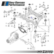 Load image into Gallery viewer, 034Motorsport Billet Aluminum Rear Differential Mount Upgrade, B8 Audi A4/S4/RS4, A5/S5/RS5, Q5/SQ5 and C7 Audi A6/S6/RS6, A7/S7/RS7