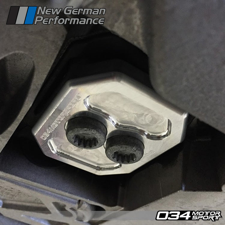 034Motorsport Transmission Mount Insert, C7 Audi A6/S6/RS6 and A7/S7/RS7, Billet Aluminum