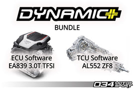 034MOTORSPORT B9 AUDI S4/S5/SQ5,4M.5 Q7/Q8 EA839 3.0T DYNAMIC+ PERFORMANCE ECU, AL552 ZF8 TRANSMISSION TUNING SOFTWARE BUNDLE