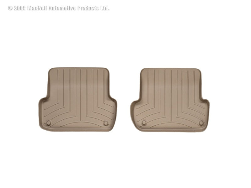 WeatherTech 02-08 Audi A4/S4/RS4 Rear FloorLiner - Tan