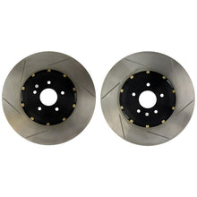 Load image into Gallery viewer, StopTech 2015 BMW M3/M4 380mm x 30mm AeroRotor Slotted Front Rotor Pair