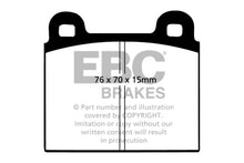 Load image into Gallery viewer, EBC 69-75 Ferrari 246 Dino 2.4 Bluestuff Front Brake Pads