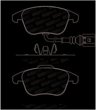 Load image into Gallery viewer, StopTech 2015+ Volkswagen Passat Street Performance Front Brake Pads