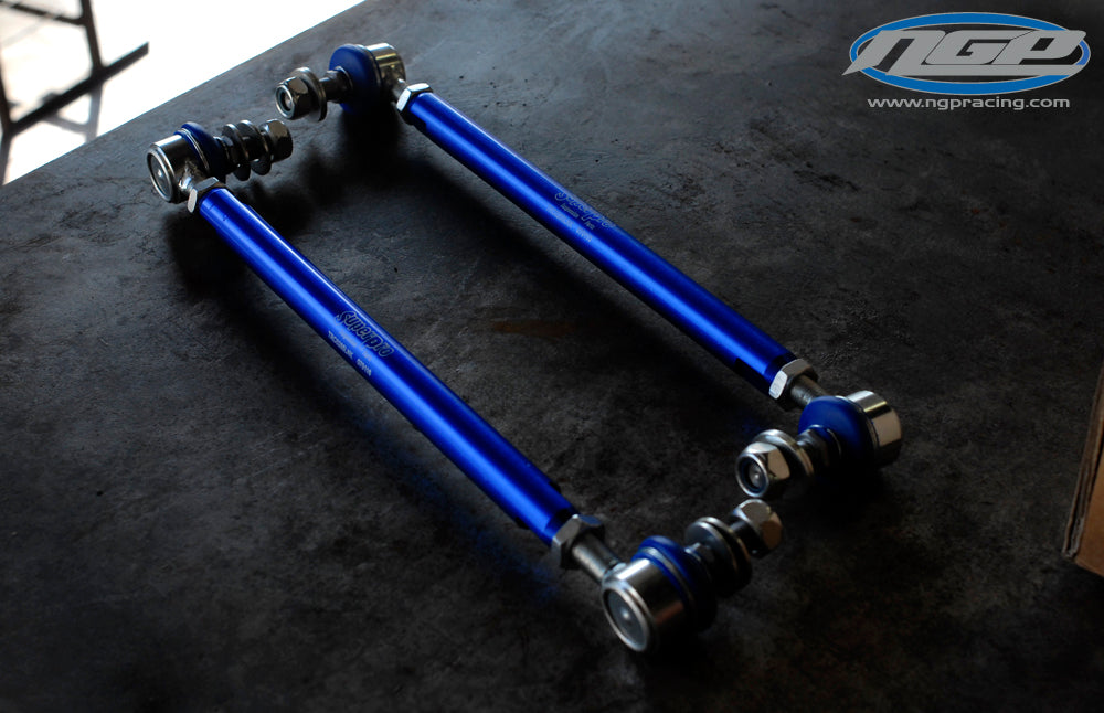 SuperPro Front Sway Bar Links Adjustable 300mm-345mm VW Mk5/6 shortened application