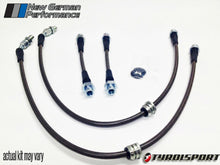 Load image into Gallery viewer, TyrolSport Stainless Braided Brake Lines - Mk3 VR6 1992-1995