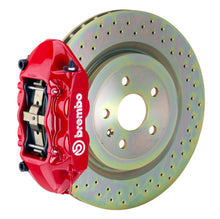 Load image into Gallery viewer, Brembo SS Rear GT BBK 4 Piston Cast 365x28 1pc Rotor Drilled-Red