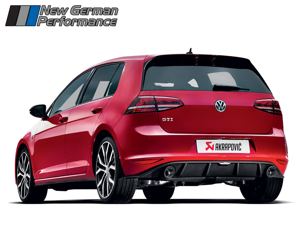 Akrapovic Titanium Slip On Race Line Exhaust System - VW Mk7 GTI 2.0T