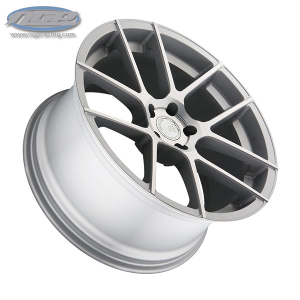 Avant Garde - M510 - 19x8.5" et45 5x112 - Satin Silver w/ Machined Face