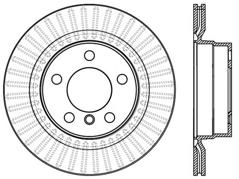 StopTech BMW 12-15 335i / 2014 428i / 2014 235i/228i Rear Right Slotted Sport Brake Rotor