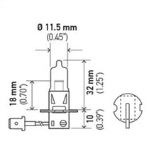 Load image into Gallery viewer, Hella Bulb H3 12V 55W Pk22S T325 +50