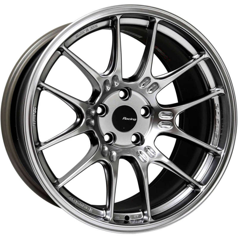 Enkei GTC02 18x8 5x100 45mm Offset 75mm Bore Hyper Silver Wheel