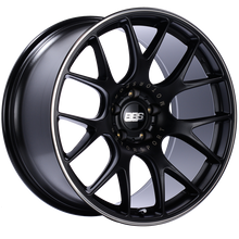 Load image into Gallery viewer, BBS CH-R 20x10.5 5x115 ET25 CB71.4 Satin Black Polished Rim Protector Wheel