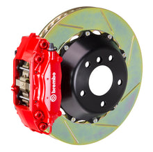 Load image into Gallery viewer, Brembo 04-08 S4/06-08 A4 Rear GT BBK 4 Piston Cast 2pc 345x28 2pc Rotor Slotted Type1-Red