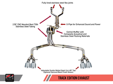 Load image into Gallery viewer, AWE Tuning Audi C7 / C7.5 S7 4.0T Track Edition Exhaust - Diamond Black Tips