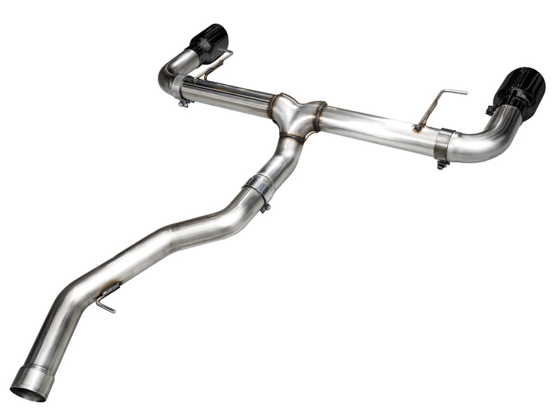 AWE 19-23 BMW 330i / 21-23 BMW 430i Base G2X Track Edition Axle Back Exhaust - Diamond Black