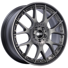 Load image into Gallery viewer, BBS CH-RII 20x8.5 5x112 ET42 Satin Platinum Center Black Lip SS Rim Prot Wheel -82mm PFS/Clip Req