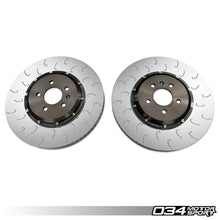Load image into Gallery viewer, 034MOTORSPORT 2-PIECE FLOATING FRONT BRAKE ROTOR UPGRADE KIT FOR AUDI B9/B9.5 RS5, 4M/4M.5 Q7/Q8