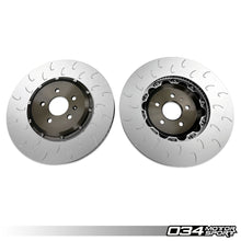 Load image into Gallery viewer, 034MOTORSPORT 2-PIECE FLOATING FRONT BRAKE ROTOR UPGRADE KIT FOR AUDI B9/B9.5 RS5, 4M/4M.5 Q7/Q8
