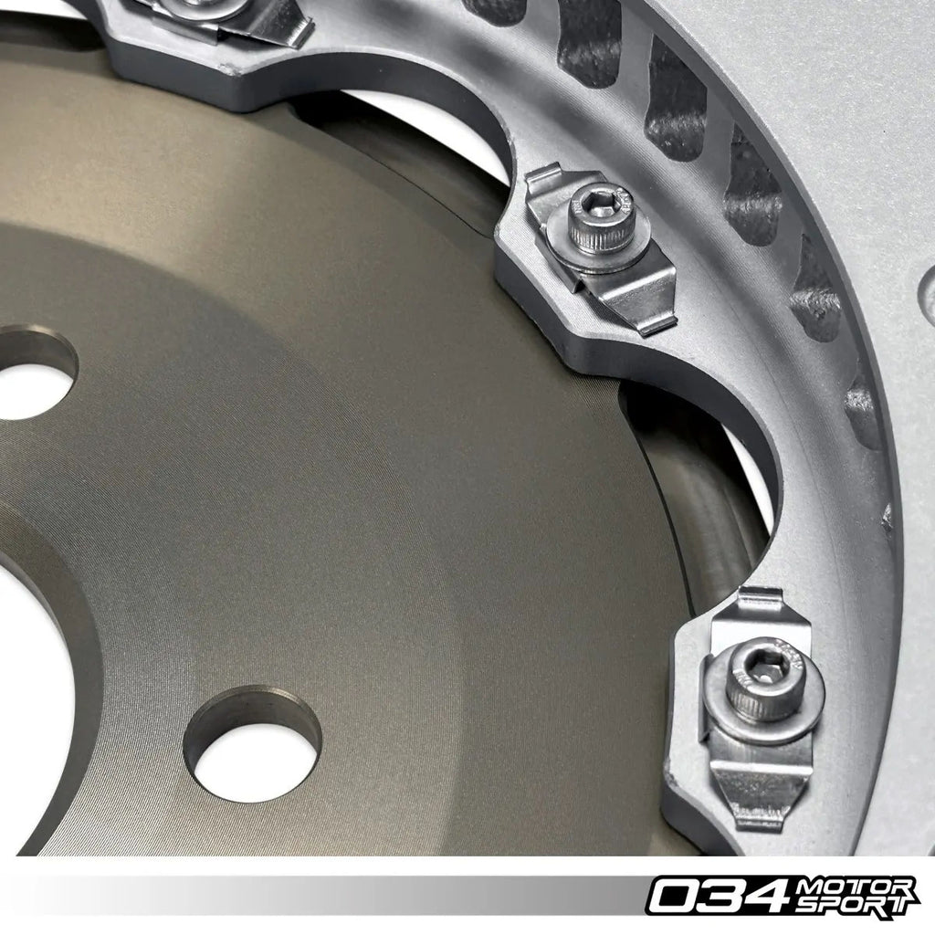 034Motorsport 2-Piece Floating Front Brake Rotor Upgrade Kit for Audi C7 S6/S7