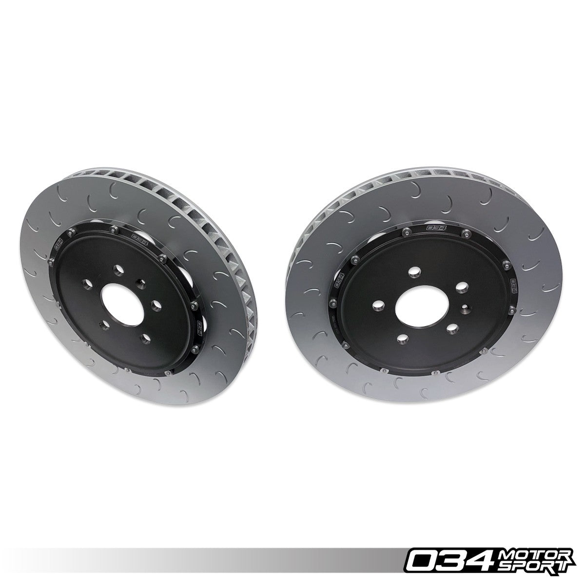 034Motorsport 2-PIECE FLOATING FRONT BRAKE ROTOR UPGRADE KIT FOR AUDI ...