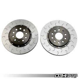 034Motorsport 2-Piece Floating Rear Brake Rotor 310mm - VW Mk5, Mk6, Mk7, Mk8, Audi 8V, 8S, 8Y