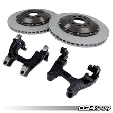 Load image into Gallery viewer, 034MOTORSPORT 2-PIECE FLOATING REAR BRAKE ROTOR 350MM UPGRADE FOR MQB VW, AUDI