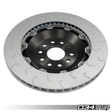 Load image into Gallery viewer, 034MOTORSPORT 2-PIECE FLOATING REAR BRAKE ROTOR 350MM UPGRADE FOR MQB VW, AUDI