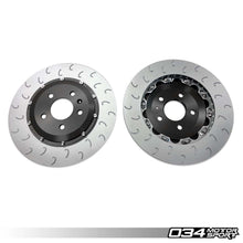Load image into Gallery viewer, 034MOTORSPORT 2-Piece Floating Rear Brake Rotor Upgrade Kit for Audi B8/B8.5 S4/S5 &amp; Q5/SQ5