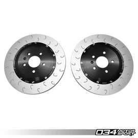 034Motorsport 2-Piece Floating Rear Brake Rotor Upgrade Kit for Audi C7 S6/S7