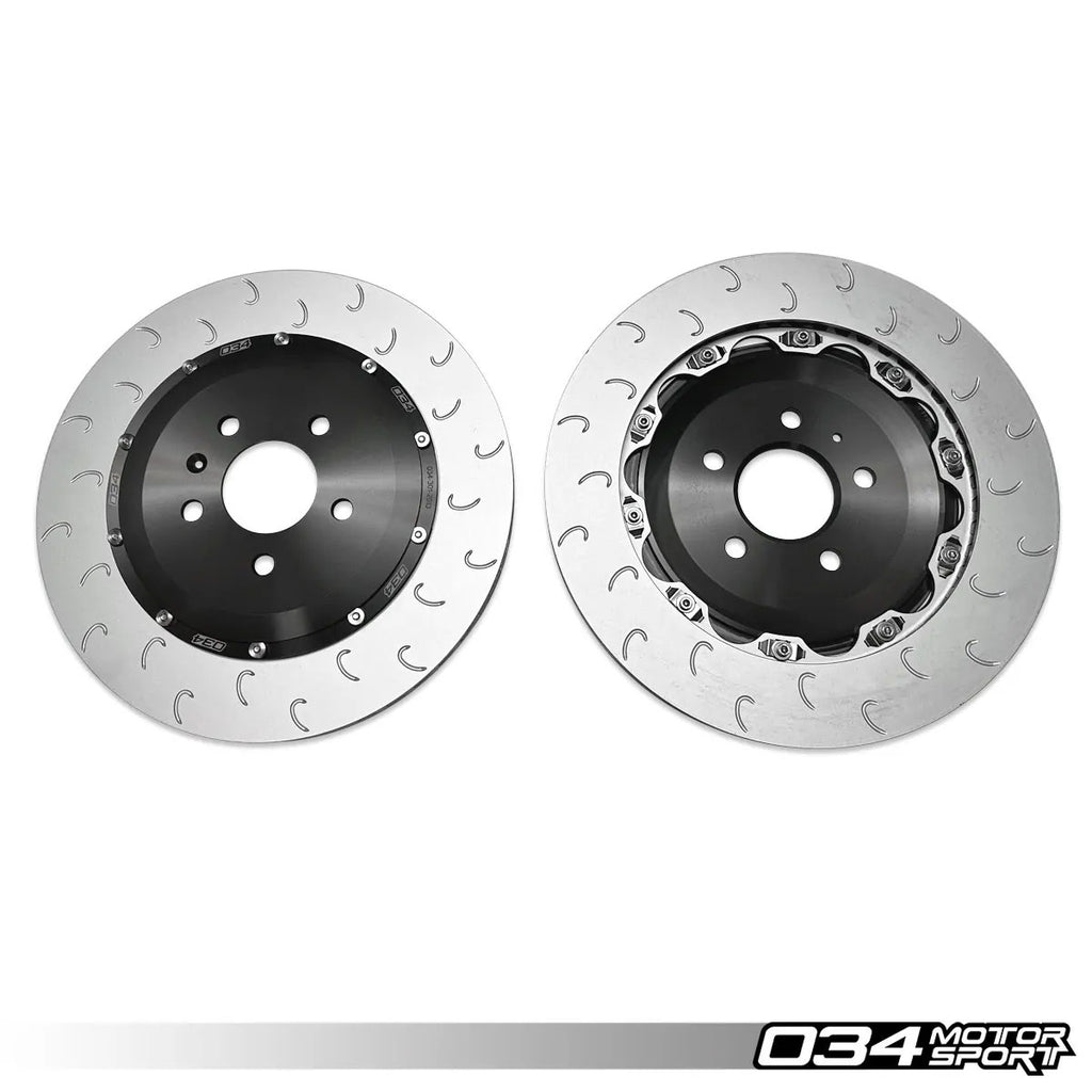 034Motorsport 2-Piece Floating Rear Brake Rotor Upgrade Kit for Audi C7 S6/S7