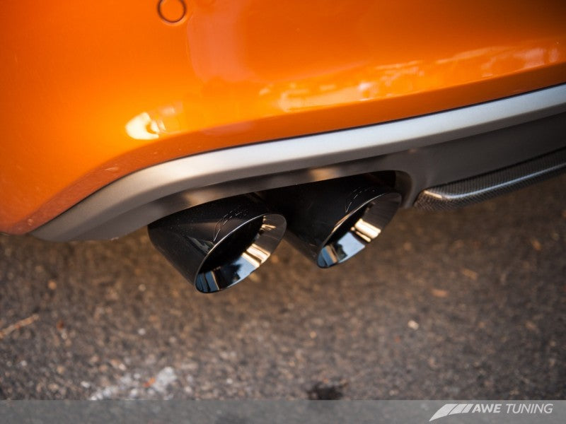 AWE Tuning Audi B8.5 S5 3.0T Track Edition Exhaust - Diamond Black Tips (90mm)