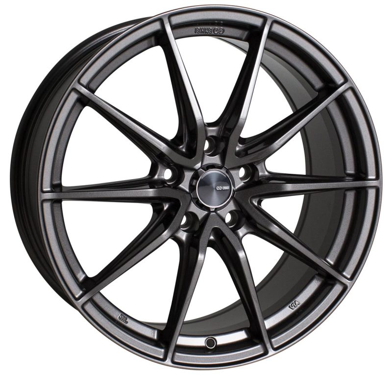 Enkei DRACO 18x8.0 5x112 45mm Offset 72.6mm Bore Anthracite Wheel