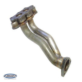 Techtonics Tuning - Early Mk4 6 Bolt Dual Downpipe, 2.0L 8v Stainless