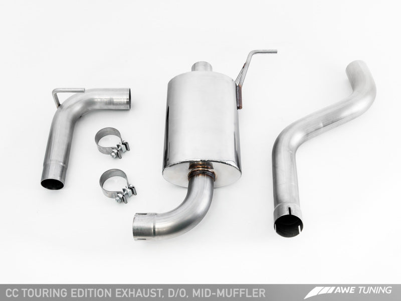 AWE Tuning VW CC 2.0T Touring Edition Performance Exhaust - Chrome Silver Tips