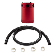 Load image into Gallery viewer, Mishimoto Assembled Universal 3-Port Catch Can Red w/ Hose