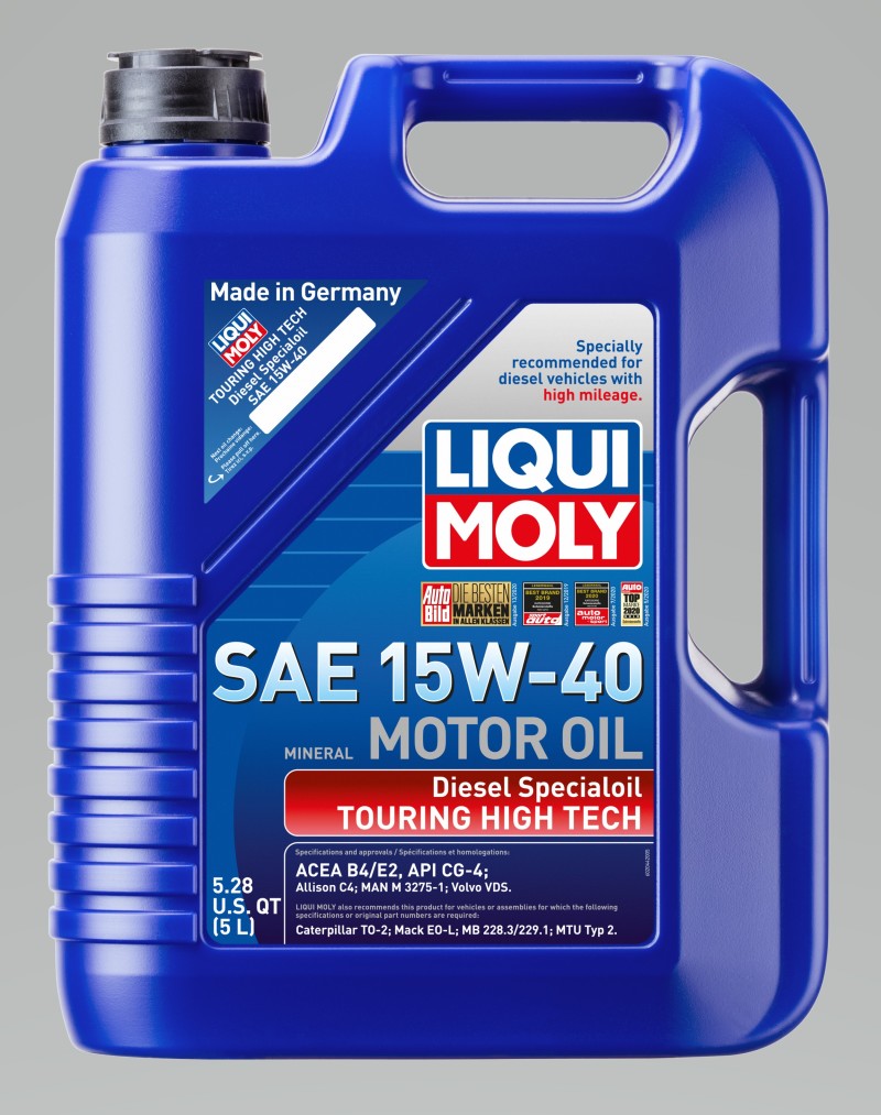 LIQUI MOLY 5L Touring High Tech Diesel Special Motor Oil SAE 15W40