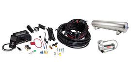 Air Lift Performance - 3P Air Management System - 1/4″ Air Line, 4 Gallon 5-Port Polished Tank, VIAIR 444C Compressor