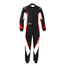 Load image into Gallery viewer, Sparco Suit Kerb Large BLK/WHT/RED