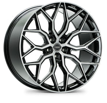 Load image into Gallery viewer, Vossen HF-2 22x10.5 / 5x120 / ET38 / Deep Face / 72.56 - Brushed Gloss Black Wheel