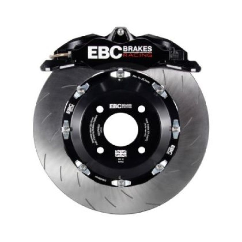 EBC Racing 04-09 Volkswagen GTI (Mk5) Black Apollo-4 Calipers 330mm Rotors Front Big Brake Kit