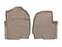 Load image into Gallery viewer, WeatherTech 2018+ Volkswagen Atlas w/2nd Row Bucket Seats Front FloorLiner HP - Tan