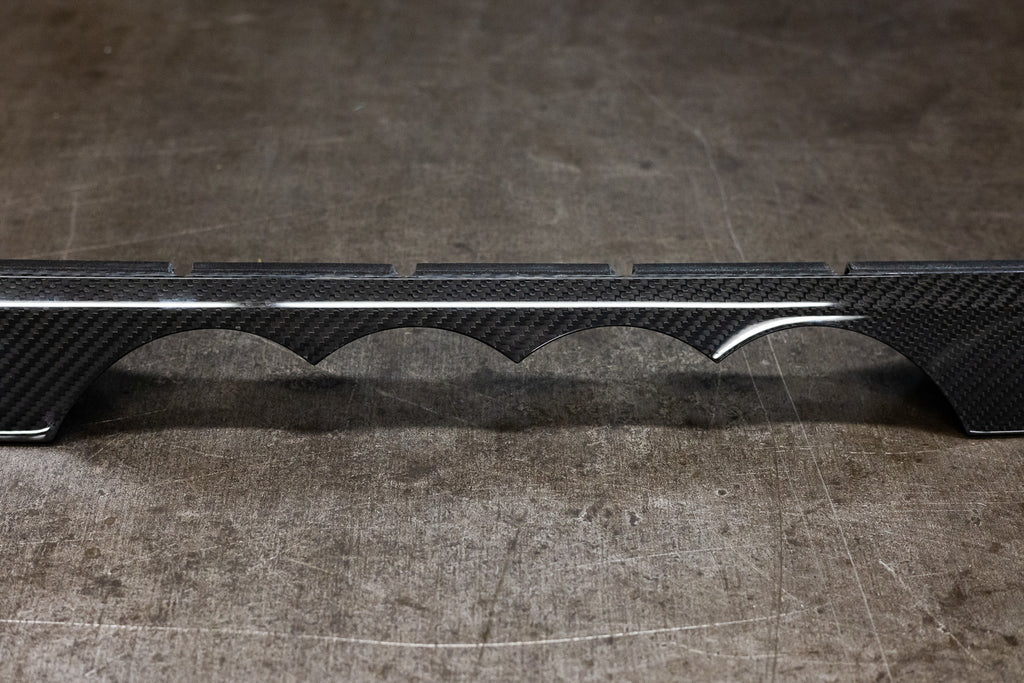 Audi 4M Q7 Upper Grill Carbon Fiber Insert