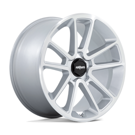 Rotiform R192 BTL Wheel 22x10 5x112 10 Offset - Gloss Silver w/ Machined Face